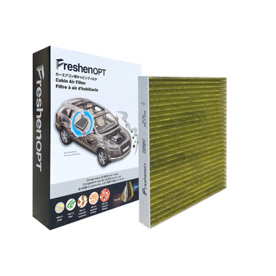 FreshenOPT (F-3253C) Cabin Air Filter, Effective Filtration with Optimized Airflow, Fit for Buick Enclave Encore GX Cadillac ATS CT4 CTS XT4 Escalade ESV Chevrolet Blazer Bolt EV Camaro Colorado Silverado 1500 GMC Sierra 3500 HD OE: 13356914 (1)