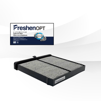 FreshenOPT (F-3197C) Activated Carbon Cabin Air Filter, Effective Filtration with Optimized Airflow, Fit for Mazda CX-3, Scion iA, Toyota Yaris (1)