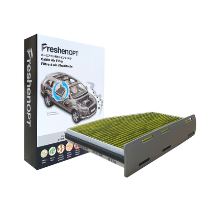 FreshenOPT (F-1017C) Premium Cabin Air Filter, Effective Filtration with Optimized Airflow, Fit for Golf, Rabbit, Tiguan, Passat, Jetta, GTI, EOS, BORA, Bettle, TT, Q3 Quattro, A3 (1)