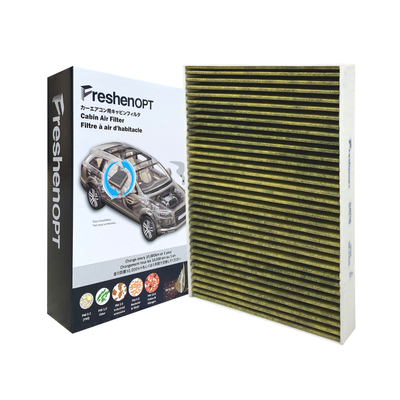 FreshenOPT (F-3213C) Cabin Air Filter Fit for Volvo S60 S90 V60 V90 XC60 XC90, Effective Filtration with Optimized Airflow OE: 31407748