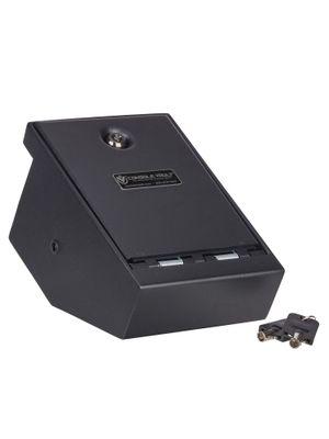 Lincoln Continental Center Console Anti-Theft Concealed Safe with Barrel Key Lock by Console Vault