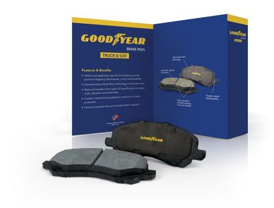 Rear Brake Pads for 2005-2012 Nissan Pathfinder Goodyear Brakes GYD1101