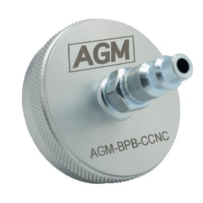 CNC Brake Reservoir Cap Silver AGM Products