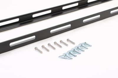 Truck Bed Rails 96 Inch Black LPS (Low Profile Slotted) Perrycraft