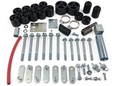 Tuff Country 42625 2 Body Lift Kit (w/5 speed or auto transmission) for Jeep Wrangler TJ Rubicon & Unlimited 1997-2006