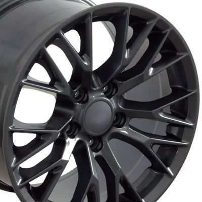 OE REPLICA WHEELS CV22 Rim 18X10.5 5X120.65 Offset 56 Gunmetal (Quantity of 4)