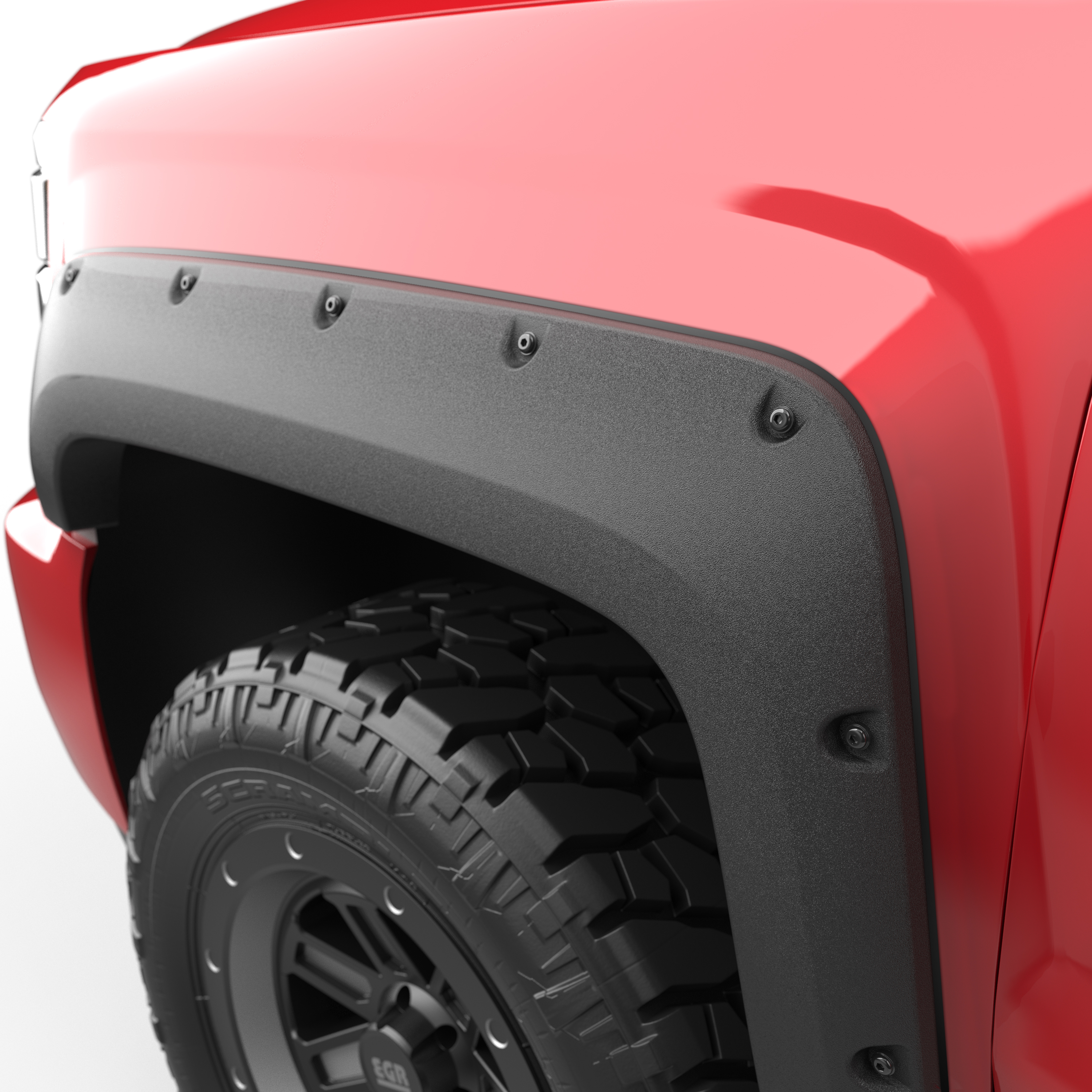 Fender Flare Fits 2014-2018 Chevrolet Silverado 1500 High Country Custom Bed Length: 97.8, 78.9, 78.8 & Doors: 4, 2 & Extended Cab , Crew Cab , Standard Cab 
2015-2019 Chevrolet Silverado 2500 HD High Country Bed Length: 97.6, 78.8 & Doors: 4, 2 & C