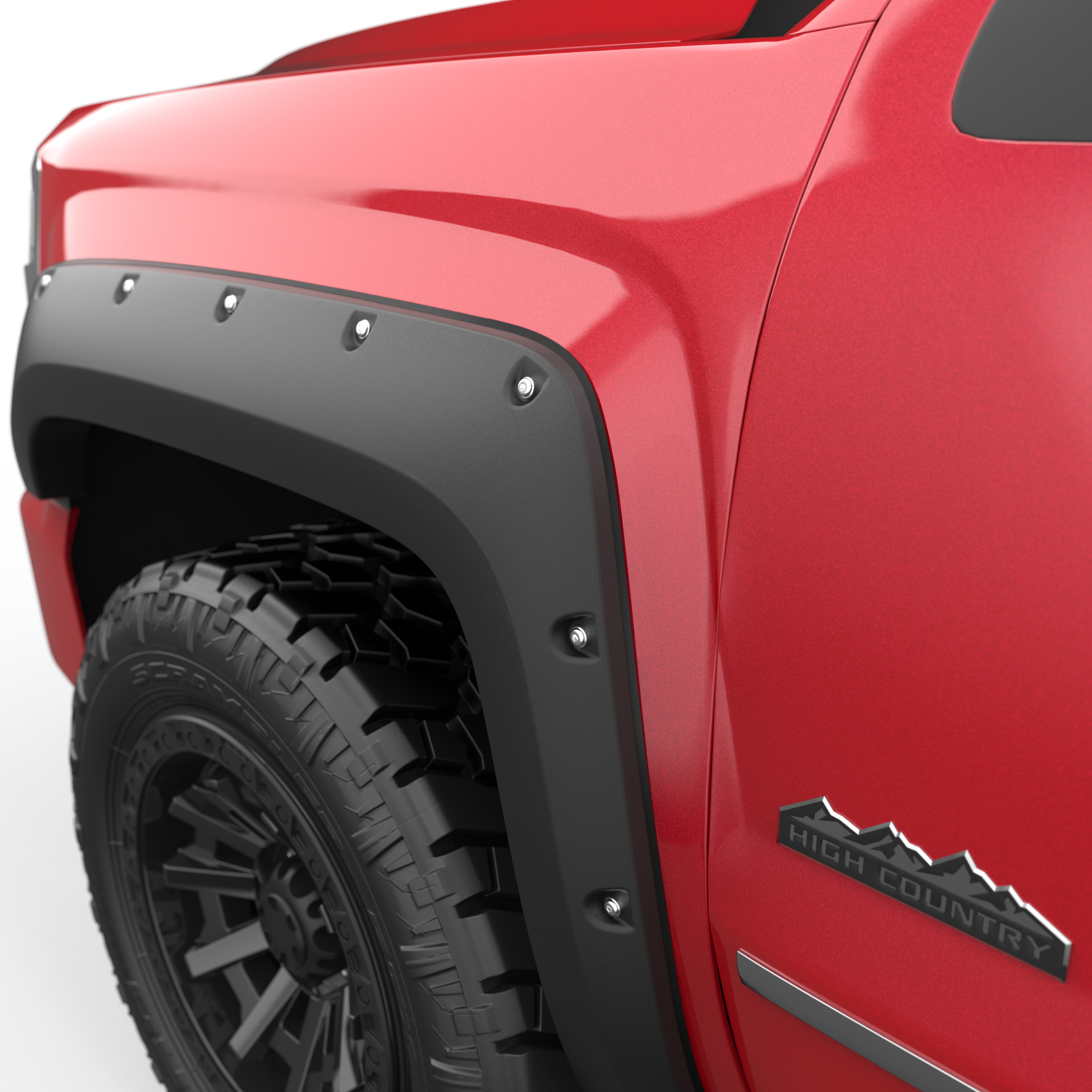 EGR Fender Flare Fits 2014-2018 Chevrolet Silverado 1500 LT WT LTZ High Country LS Custom (Bed Length: 69.3 & Doors: 2, 4 & Body: Standard Cab Pickup, Extended Cab Pickup, Crew Cab Pickup)