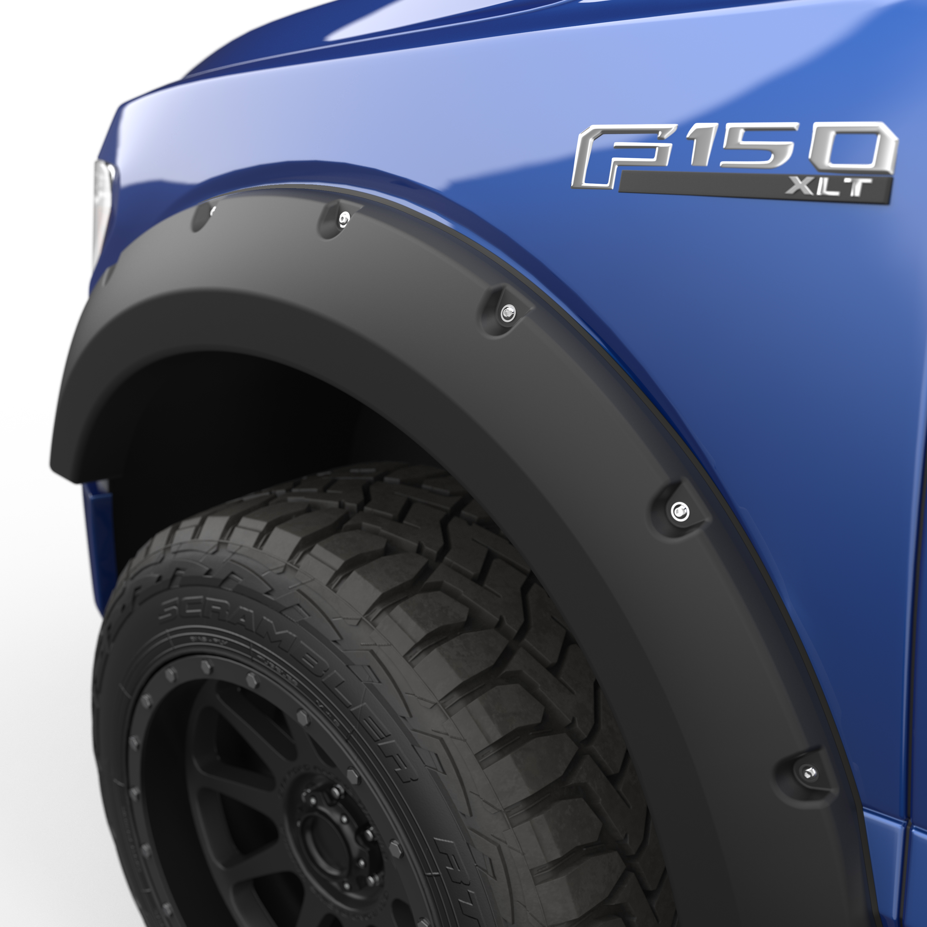 EGR Fender Flare Fits 2018-2020 Ford F-150 XL XLT Lariat Platinum King Ranch Limited (Bed Length: 97.6, 78.9, 67.1 & Doors: 4, 2 & Body: Extended Cab Pickup, Crew Cab Pickup, Standard Cab Pickup)