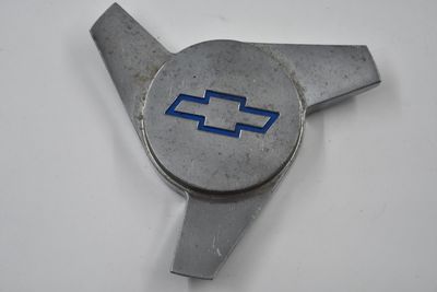 Chevrolet Chrome Alloy w/ Blue Bowtie Wheel Center Cap Hub Cap 5.147.112(CHEV) 4.5 Chevrolet Tri-Bar Spinner