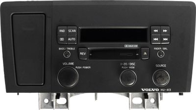 2005-2009 Volvo S60 AM FM Radio Receiver Cassette Player Part 8633163 Face HU413