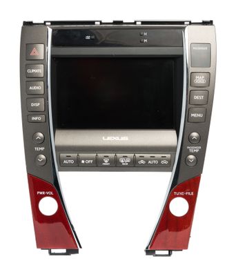 2007-2009 Lexus ES350 AM FM Receiver w Display Navigation BT Ready 86430-33014