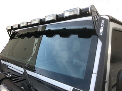 DELTA LIGHTS 01-9576-TUBL TUBULAR 52" Shield LED Light Bar -60,000 LM, fits JEEP JK -Component based Kit, all parts fully servicable and can be replaced. Made in USA