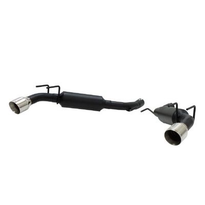 Flowmaster 817686 Outlaw Series Axle Back Exhaust System; Dual; Dual Rear Exit; 2.5 in. Tubing; Incl. Outlaw Mufflers/4 in. Polished Tips; 409 Stainless Steel;