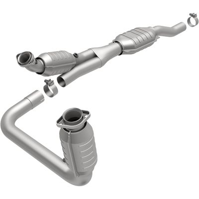MagnaFlow 49 State Converter 23959 Direct Fit Catalytic Converter; Heavy Metal Series; Overall L- 51.50 in.; O2 Sensor Location Pre/Post Converter; Not Air Tube Kit Adaptable;