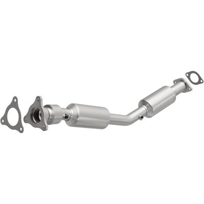 MagnaFlow California Converter 551197 Direct Fit California Catalytic Converter; 2.5 in. Main Tubing; 2 in. Inlet/Outlet; L-9 in.; W-4 in.; L-37.875 in. Overall; Not Air Tube Adaptable; Stainless;