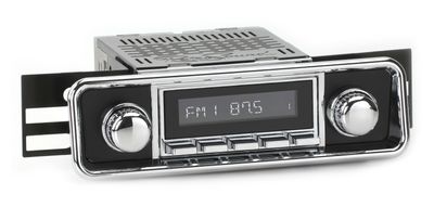 RetroRadio Compatible with 1974-79 Volkswagen Transporter Features Include Bluetooth, AUX, AM/FM LAC-M1-507-06P-76PVW2