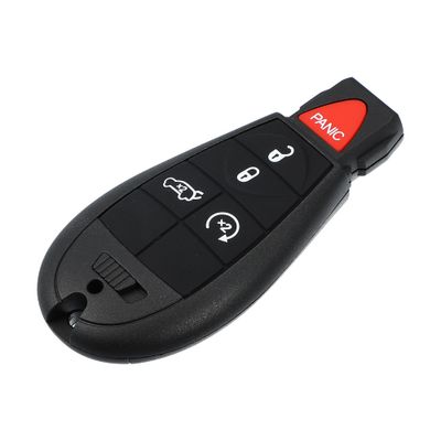 5 Button Replacement Key Fob Case Keyless Entry Remote Key Shell Cover for Jeep Cherokee 2014-2019 with Blade No Chip