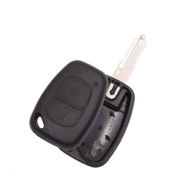 Car Replacement Key Fob Shell Case for Nissan Primastar for Vauxhall Vivaro for Vauxhall Movano 2 Key Button Black