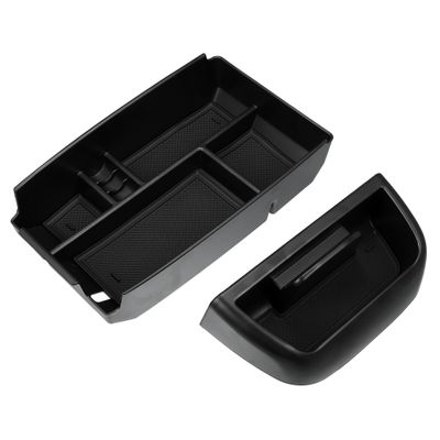 Set of 2 Car Center Console Armrest Storage Box Tray Dashboard Organizer Insert Tray Fit For Ford Bronco Sport 2021 2022 2023