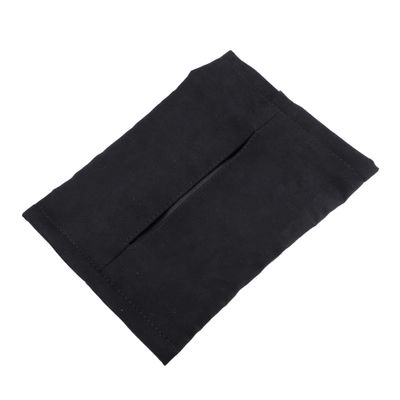 Car Faux Leather Tissue Box Holder Center Console Napkin Mask Paper Holder for Tesla Model 3 Y Armrest Box Tissue Holder Black