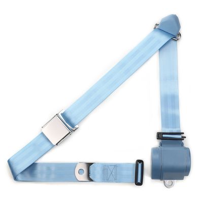 Powder Blue Aviation Shoulder Belt Front Seat RetroBelt Safety Seatbelt Classic