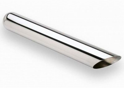 Wesdon WCR40018-300-S Chrome Stainless Exhaust Tip 3.00" Inlet 4.00" Dia X 18.00" Long Slant