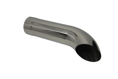 Wesdon WTD40018-400-SS Stainless Steel Exhaust Tip 4.00" Dia X 18.00" Long 4.00" Inlet Turn Down