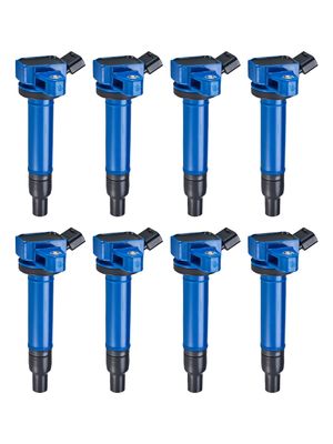 ISA Set of 8 High Performance Ignition Coils Compatible with 2001-2007 Lexus GS430 V8 4.3L 2002-2010 Lexus SC430 V8 4.3L 2001-2009 Toyota Sequoia V8 4.7L Replacement for UF230 UF493 C1173