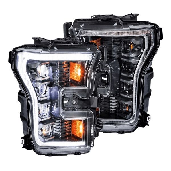 Enhance Your Off-Road Experience with Morimoto XB Headlights for F150 (15-17)(WHITE DRL)